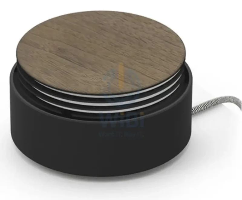 محطة شحن نيتف يونيون إكليبس USB، خشبي، باللون الأسود، معبأة بالمستودع