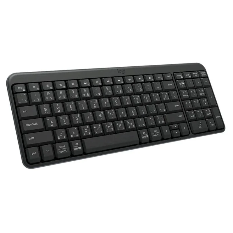 Logitech K250 Wireless Keyboard - Bluetooth / Arb/Eng / Graphite