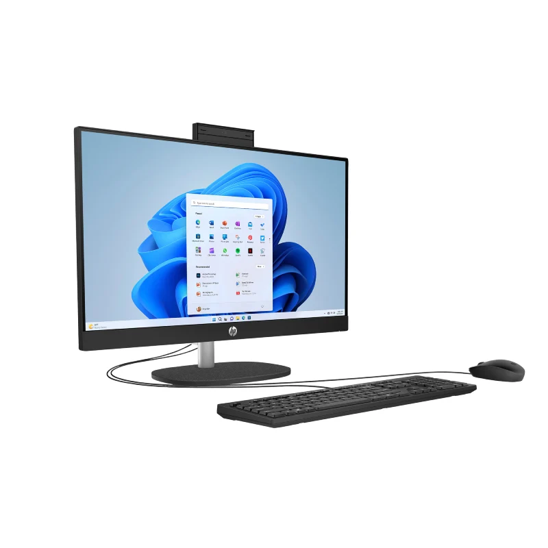 HP 27-CR1006NE AIO PC - Ultra 7 155U / 16GB / 512GB (NVME M.2 SSD) / 27" FHD Multi-Touch / Win 11 Pro / Jet Black / 1YW - Desktop
