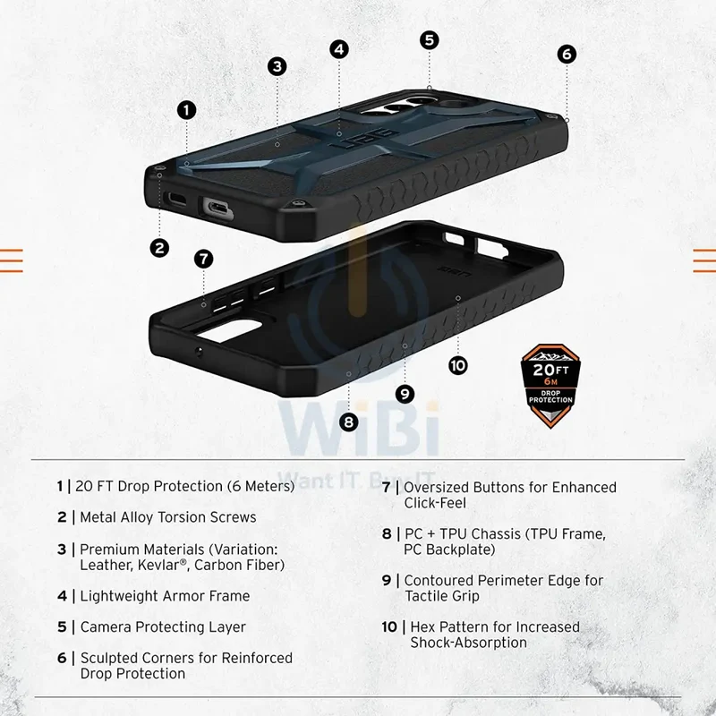 UAG Samsung Galaxy S22 Plus Monarch Case - Mallard