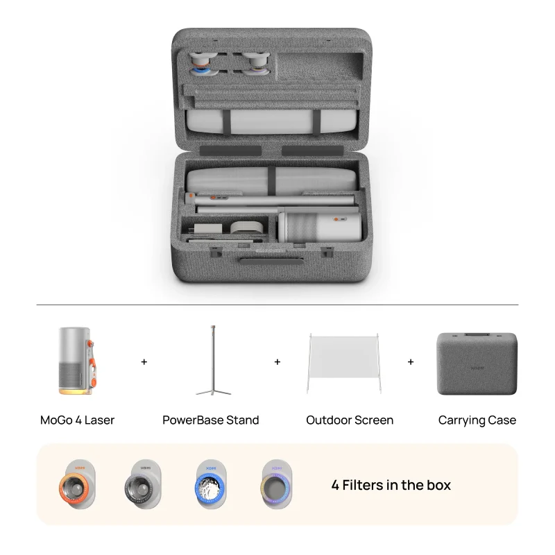 XGIMI MoGo 4 Laser Outdoor Set - DLP / 550 ISO lumens / 2GB / 32GB / Wi-Fi / Bluetooth