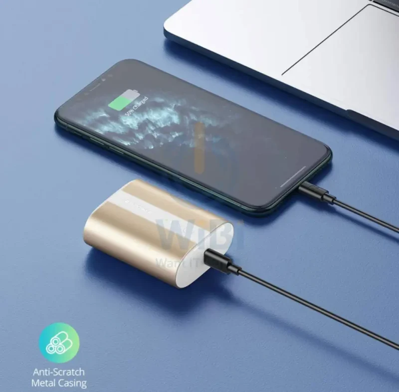 RAVPower RP-PB197 10000mAh PD+QC 2-Port 18W Power Bank - Gold