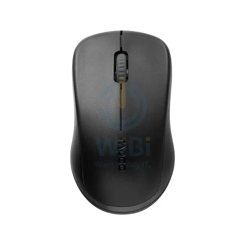 Rapoo 1620 Wireless Optical Mouse - 2.4 Ghz / 1000 DPI - Black (B1G1)
