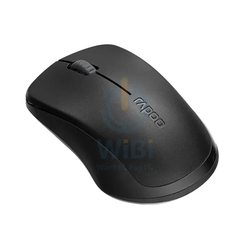 Rapoo 1620 Wireless Optical Mouse - 2.4 Ghz / 1000 DPI - Black (B1G1)