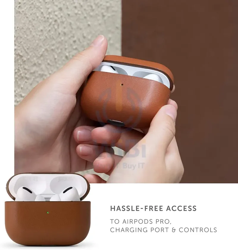 Native Union Leather AirPods Pro Case - Brown