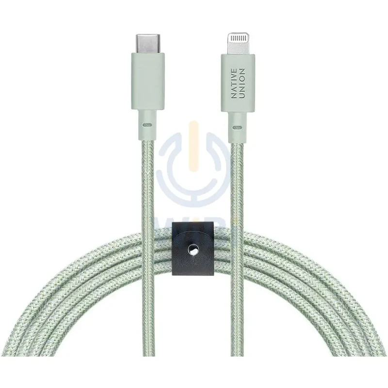 Native Union Belt Cable XL USB-C to Lightning 3M - Sage