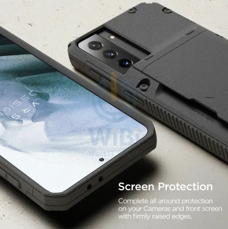VRS Design Galaxy S21 Plus Damda Glide Pro Case - Sand Stone - Sand Stone