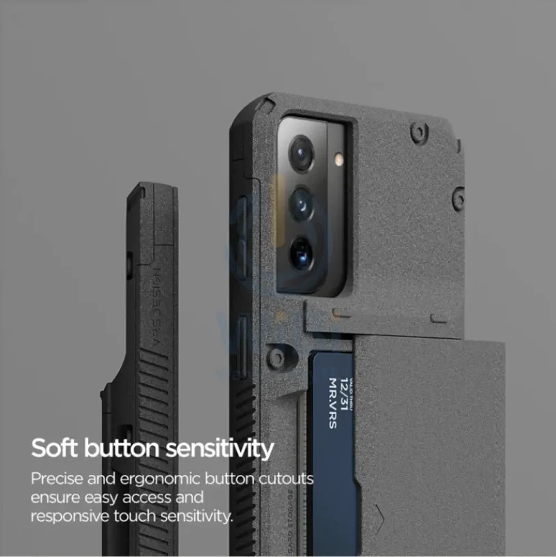 VRS Design Galaxy S21 Plus Damda Glide Pro Case - Sand Stone - Sand Stone