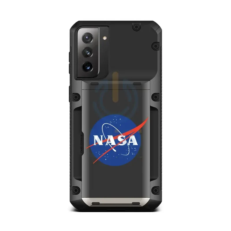 VRS Design Galaxy S21 Plus Damda Glide Pro Case - Black - Nasa - Earth