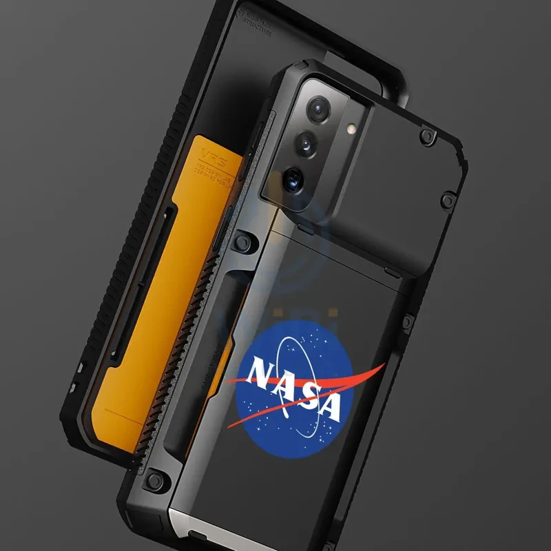 VRS Design Galaxy S21 Plus Damda Glide Pro Case - Black - Nasa - Earth