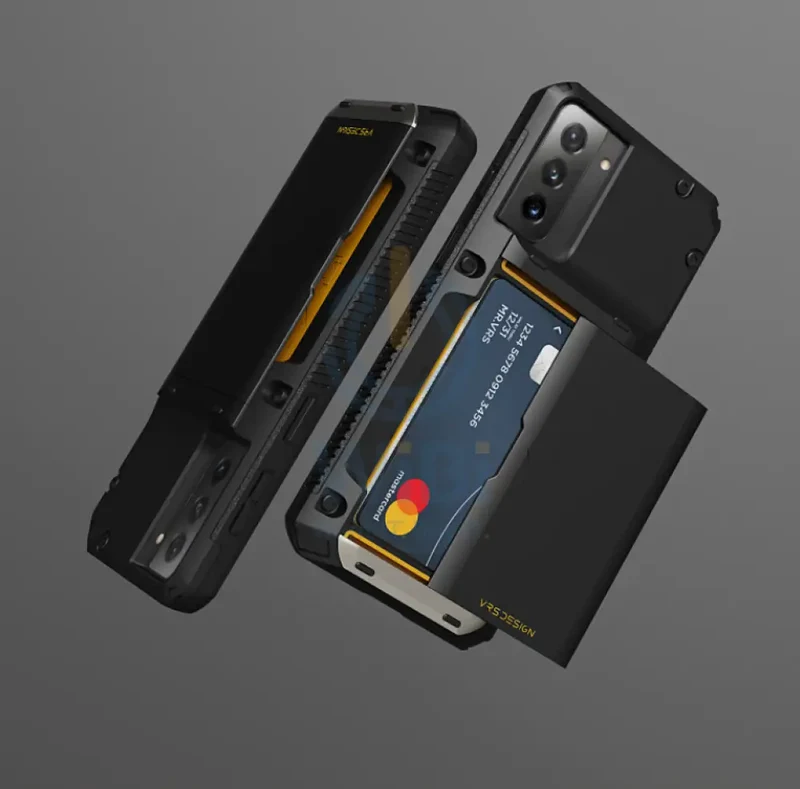 VRS Design Galaxy S21 Plus Damda Glide Pro Case - Black