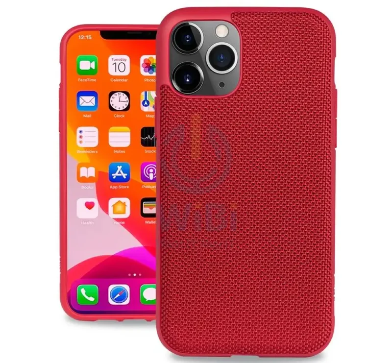 Evutec iPhone 11 Pro Ballistic Nylon Case with Afix+ Mount - Red