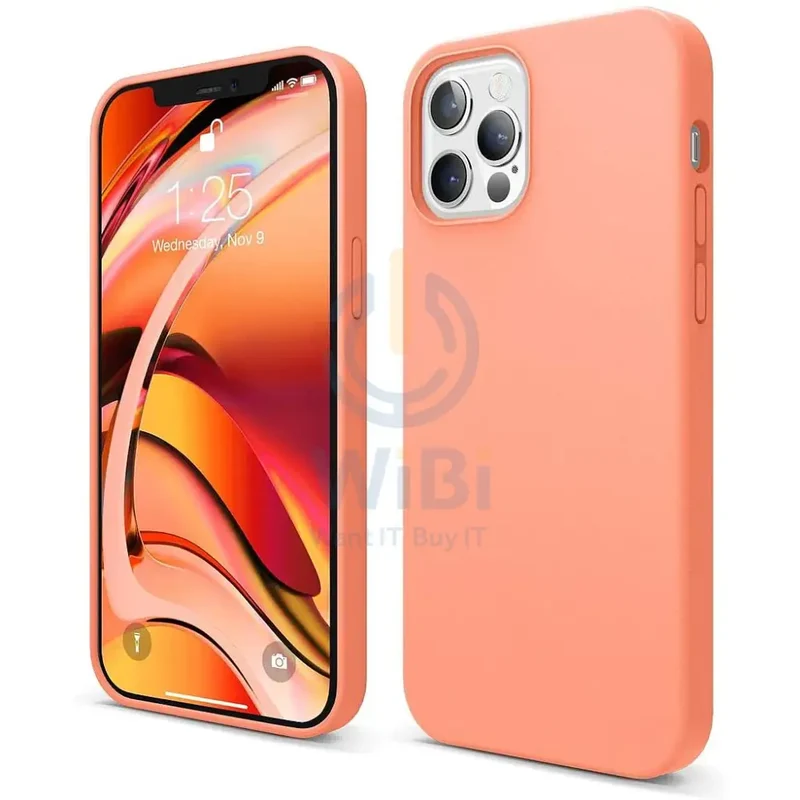 Elago iPhone 12 / iPhone 12 Pro Liquid Silicone Case - Nectarine