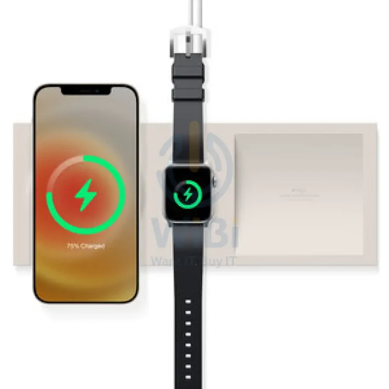 Elago Charging Tray Duo for Magsafe and Apple Watch - Stone