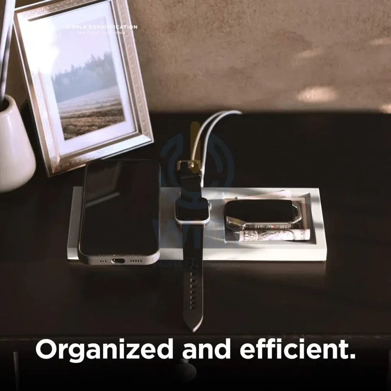 Elago Charging Tray Duo for Magsafe and Apple Watch - Stone