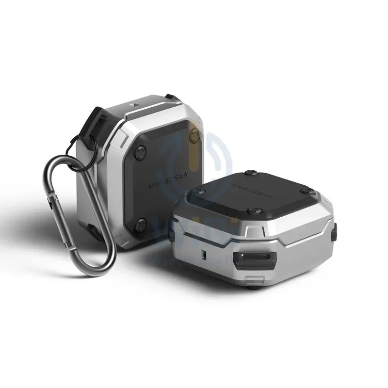 VRS Design Galaxy Buds 2/Buds Pro/Buds Live Active Case - Light Silver