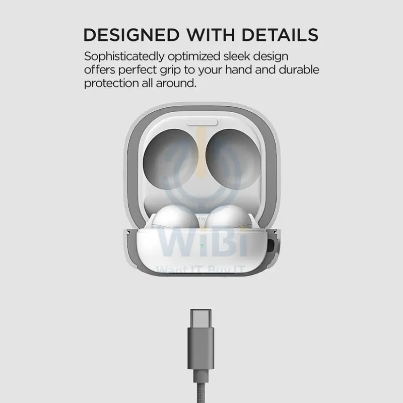 VRS Design Galaxy Buds 2/Buds Live/Buds Pro Modern Case - White