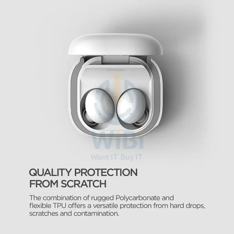 VRS Design Galaxy Buds 2/Buds Live/Buds Pro Modern Case - White