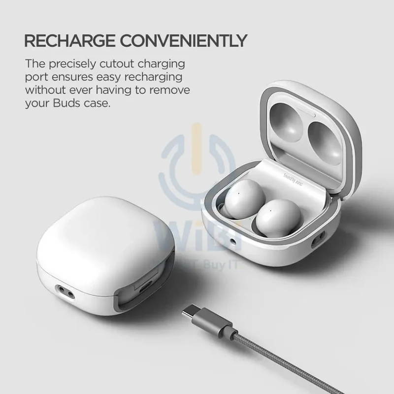 VRS Design Galaxy Buds 2/Buds Live/Buds Pro Modern Case - White