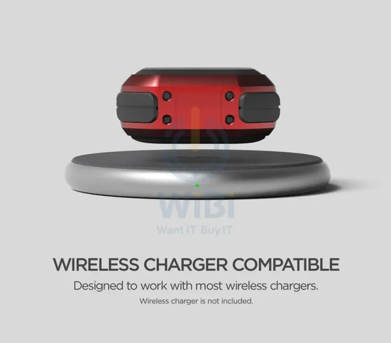 VRS Design Airpods 1 & 2 Active Case - Metal Red
