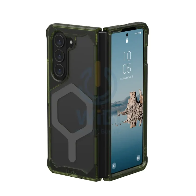 UAG Samsung Galaxy Z Fold 5 Plyo Pro Magsafe Case - Olive / Space Gray