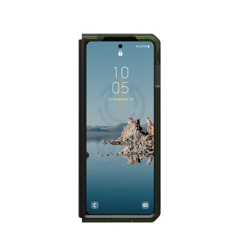 UAG Samsung Galaxy Z Fold 5 Plyo Pro Magsafe Case - Olive / Space Gray