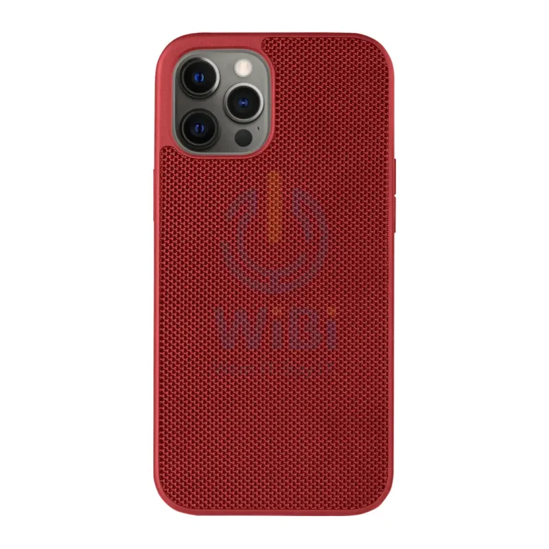 Evutec iPhone 12 Pro Max Ballistic Nylon Case with AFIX+ Mount - Red
