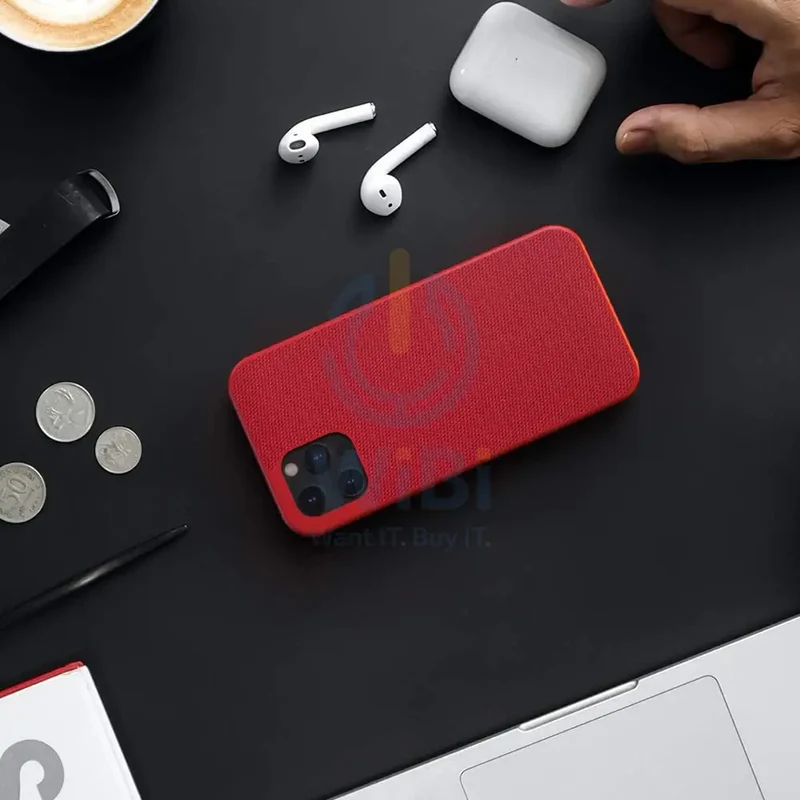 Evutec iPhone 12 Pro Max Ballistic Nylon Case with AFIX+ Mount - Red