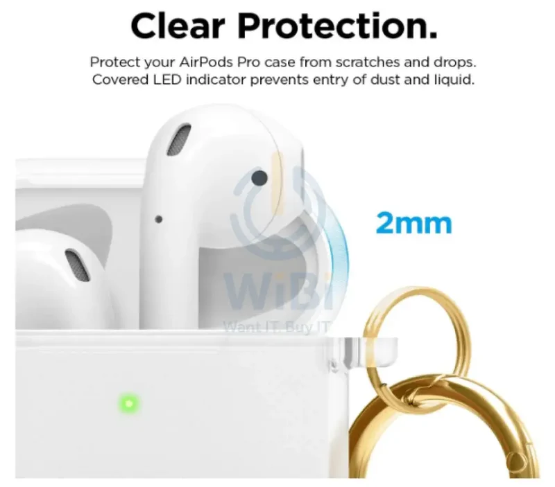 Elago AirPods 1 & 2 Clear Case - Clear