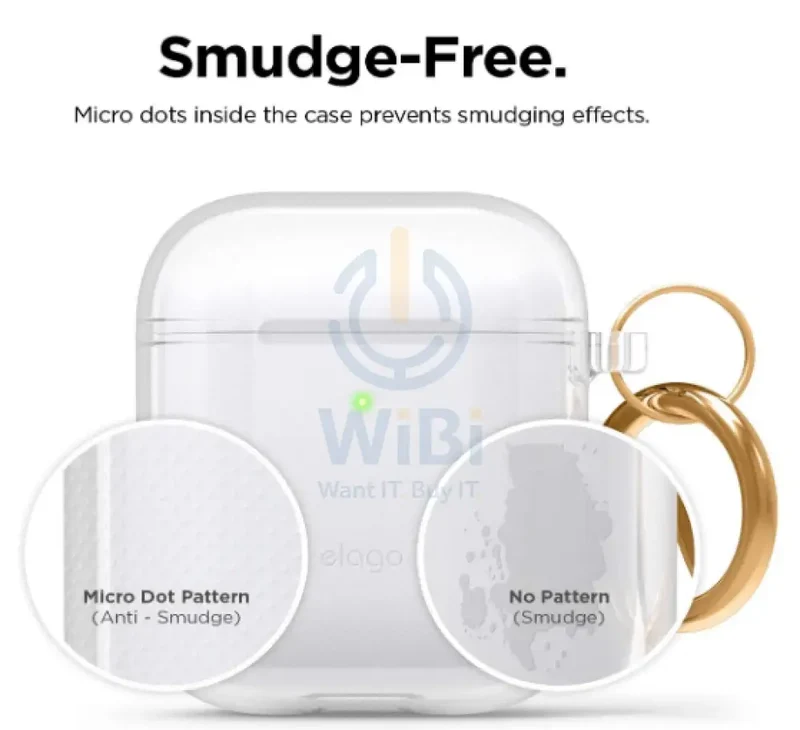 Elago AirPods 1 & 2 Clear Case - Clear