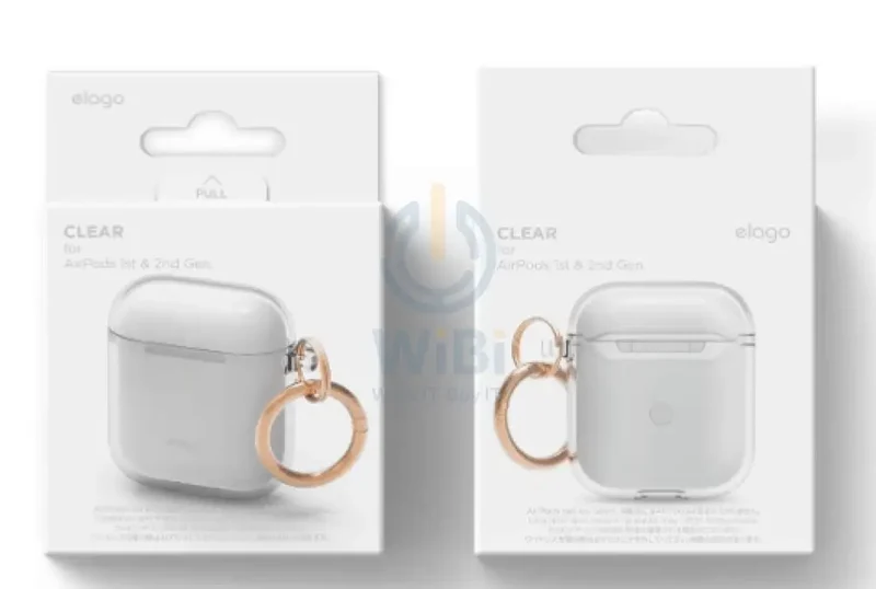 Elago AirPods 1 & 2 Clear Case - Clear