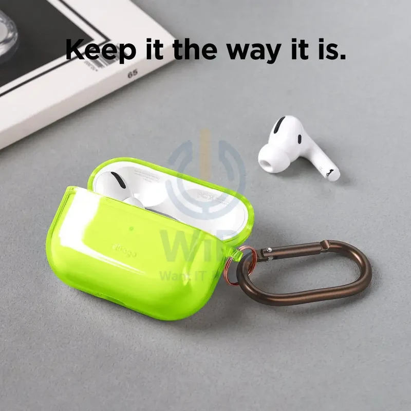 Elago AirPods Pro Clear Case - Neon Yellow