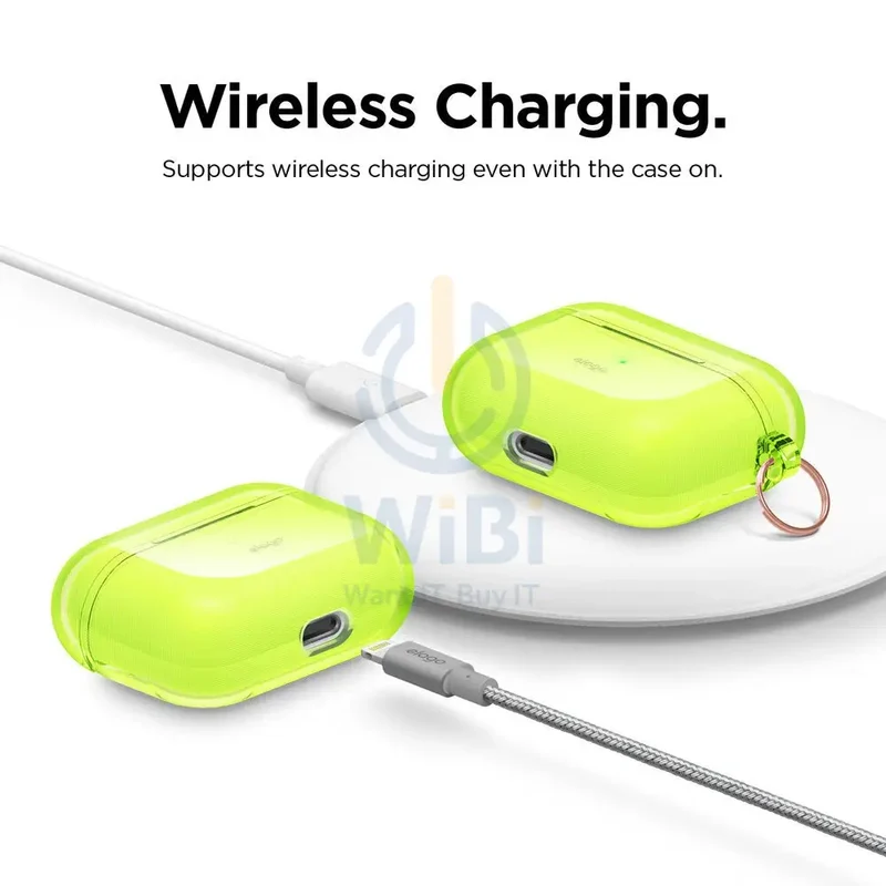 Elago AirPods Pro Clear Case - Neon Yellow