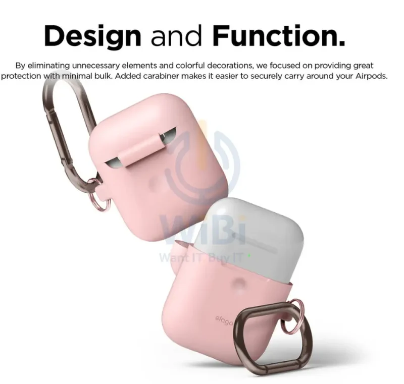Elago AirPods 1&2 Wireless Hang Case - Lovely pink