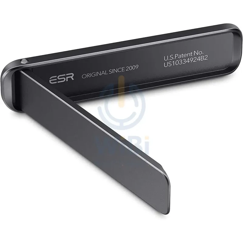 ESR Boost Phone Kickstand, Vertical and Horizontal Stand, Adjustable Angle [Aluminium Alloy] - Black