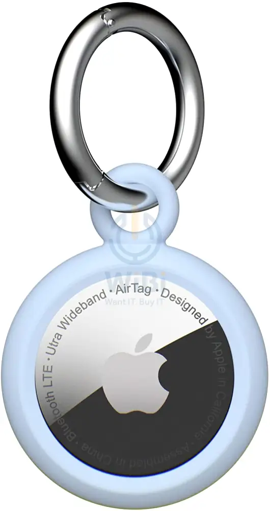 UAG Apple AirTags Dot Keychain Case - Soft Blue