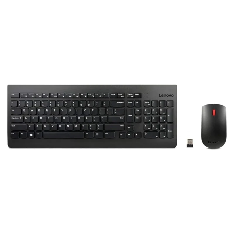 Lenovo 510 Wireless Combo Keyboard Mouse - 2.4 GHz / Nano USB / 1200 DPI / Arabic/English / 1YW