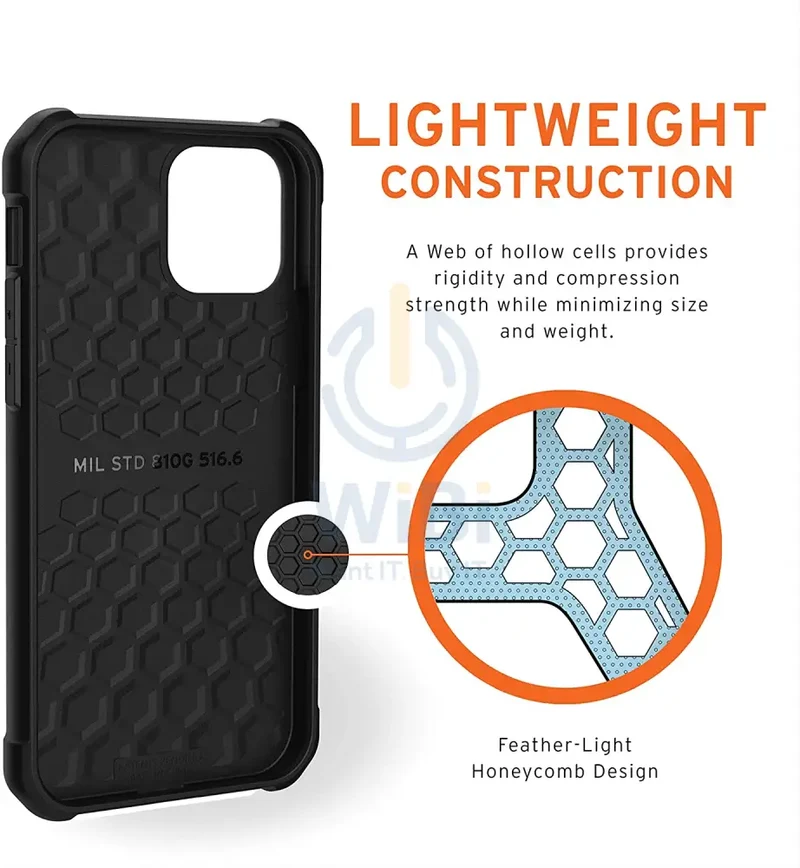 UAG iPhone 12 / iPhone 12 Pro Metropolis LT LTHR ARMR Case - Brown Leather