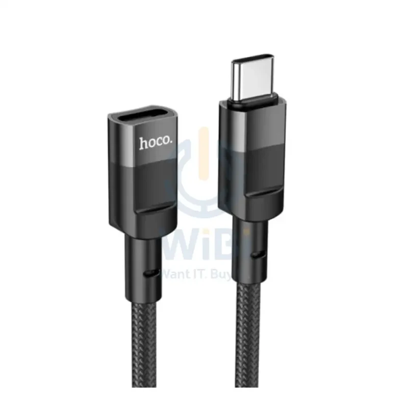 HOCO U107 Female Extension Cable - 1.2 Meters / Type-C / Black