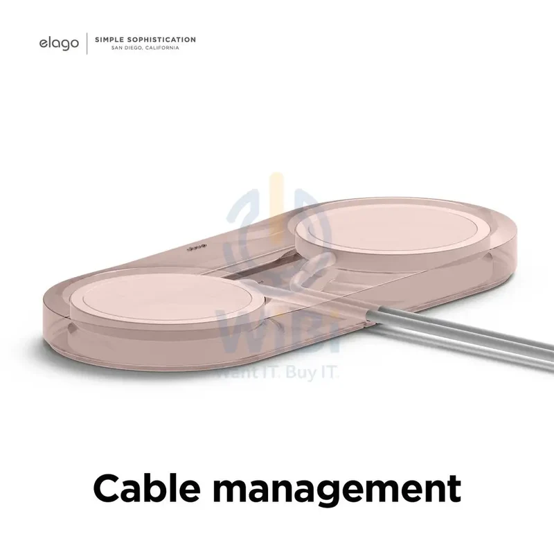 Elago Magsafe Charging Hub Duo - Sand Pink