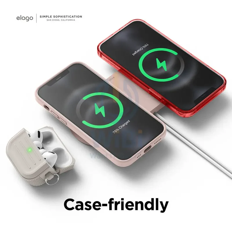 Elago Magsafe Charging Hub Duo - Sand Pink
