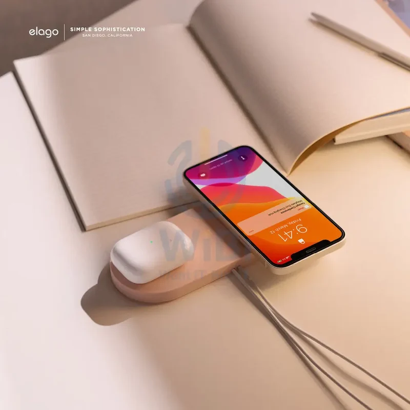 Elago Magsafe Charging Hub Duo - Sand Pink