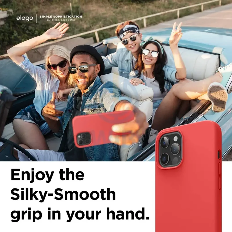 Elago iPhone 12 Pro Max Liquid Silicone Case - Red