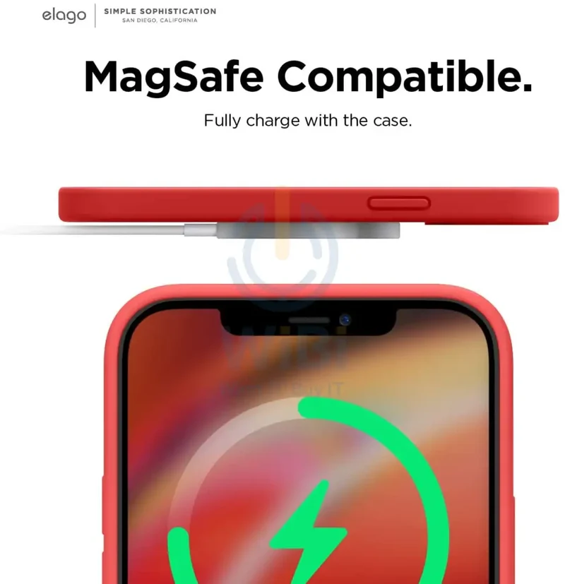 Elago iPhone 12 Pro Max Liquid Silicone Case - Red