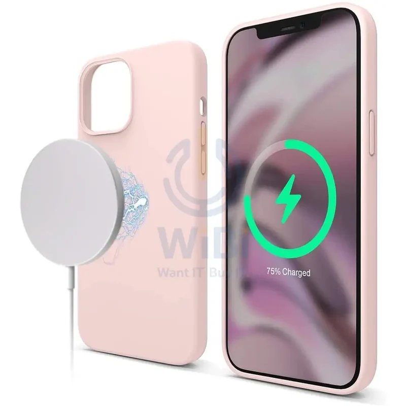 Elago iPhone 12 Pro Max MagSafe Soft Silicone Case - Lovely pink