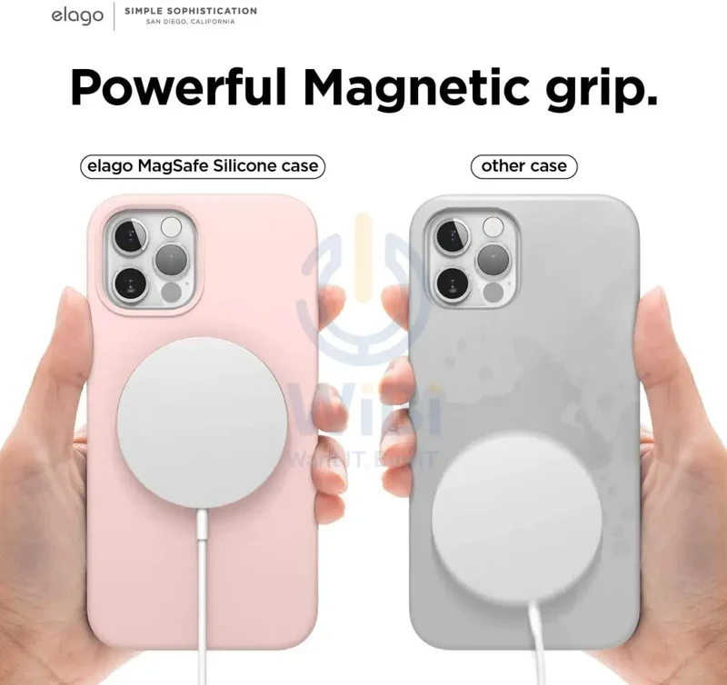 Elago iPhone 12 Pro Max MagSafe Soft Silicone Case - Lovely pink