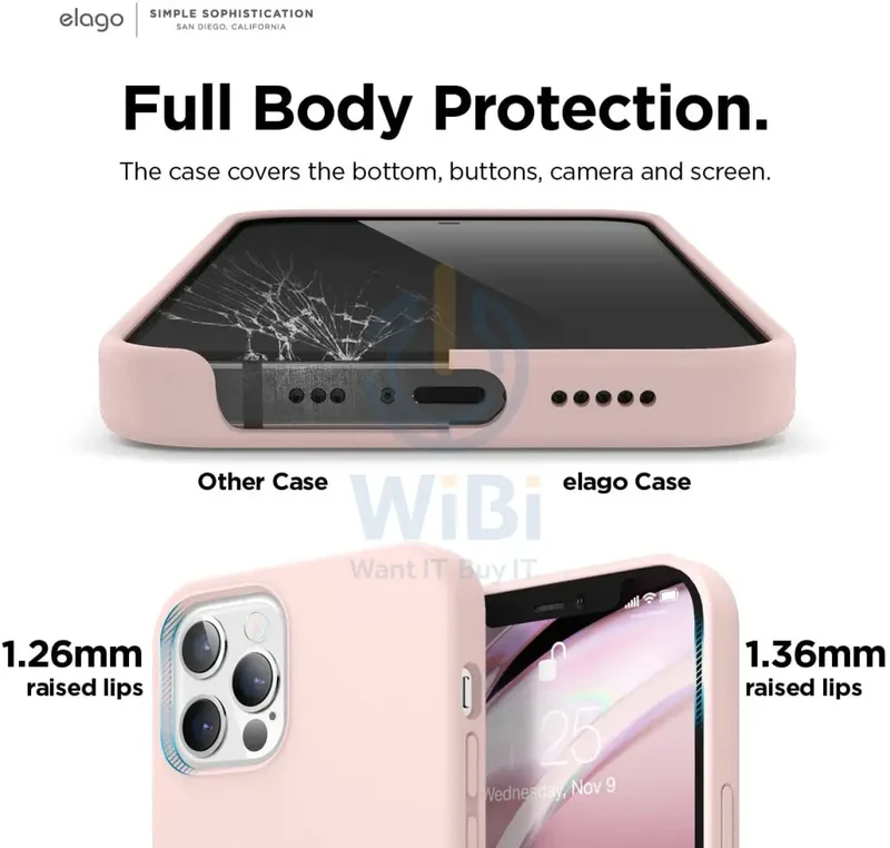 Elago iPhone 12 Pro Max MagSafe Soft Silicone Case - Lovely pink