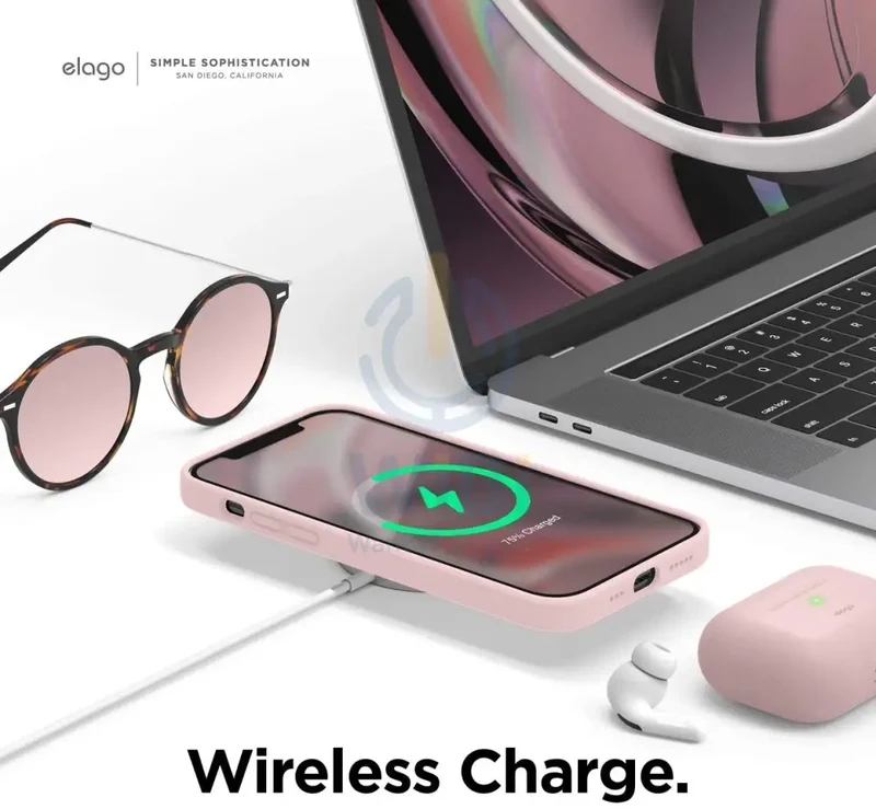 Elago iPhone 12 Pro Max MagSafe Soft Silicone Case - Lovely pink