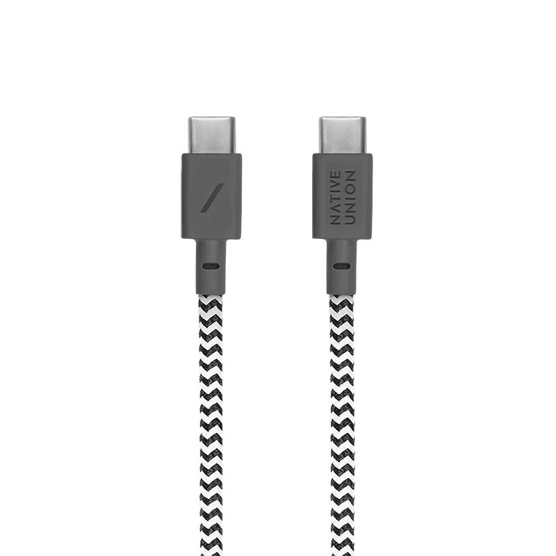 Native Union Belt Cable C TO 2C - 2M 140W - Zebra
