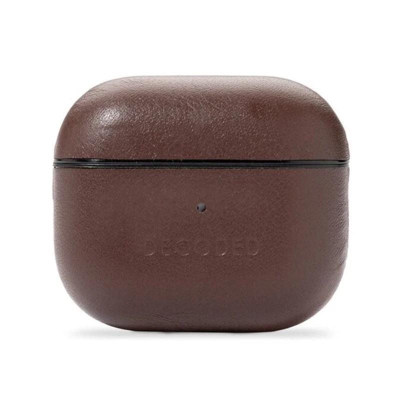 Decoded Leather Case For Apple AirPods Pro 3 - Chocolate